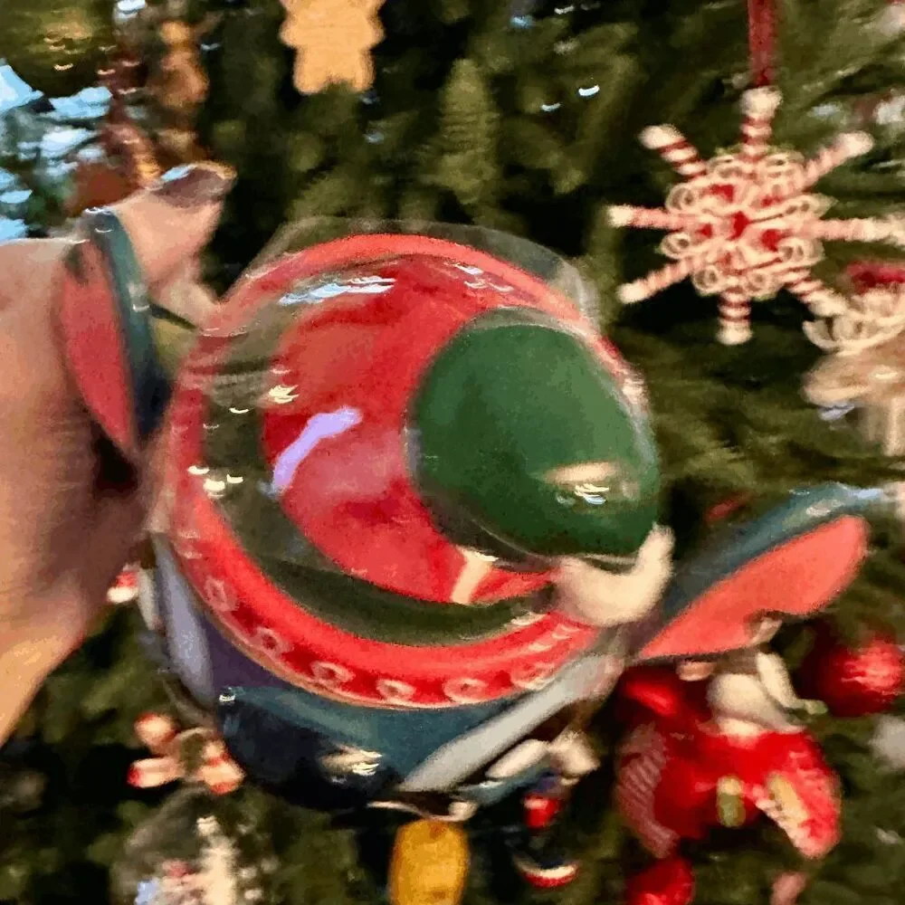 Elf Stitch Holiday Mug & Lid Disney Parks Lilo & Stitch NEW NIB Christmas Santa